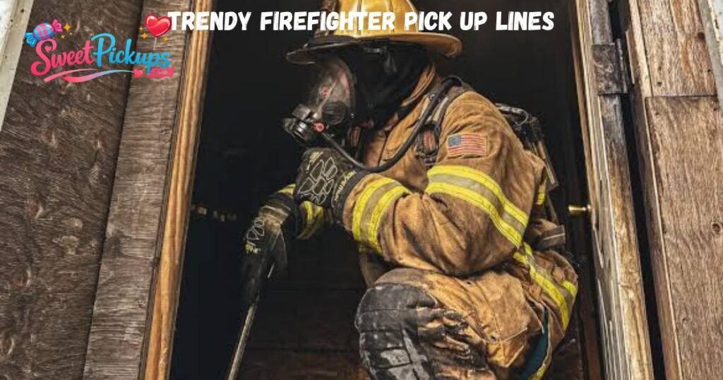 Trendy Firefighter Pick Up Lines
