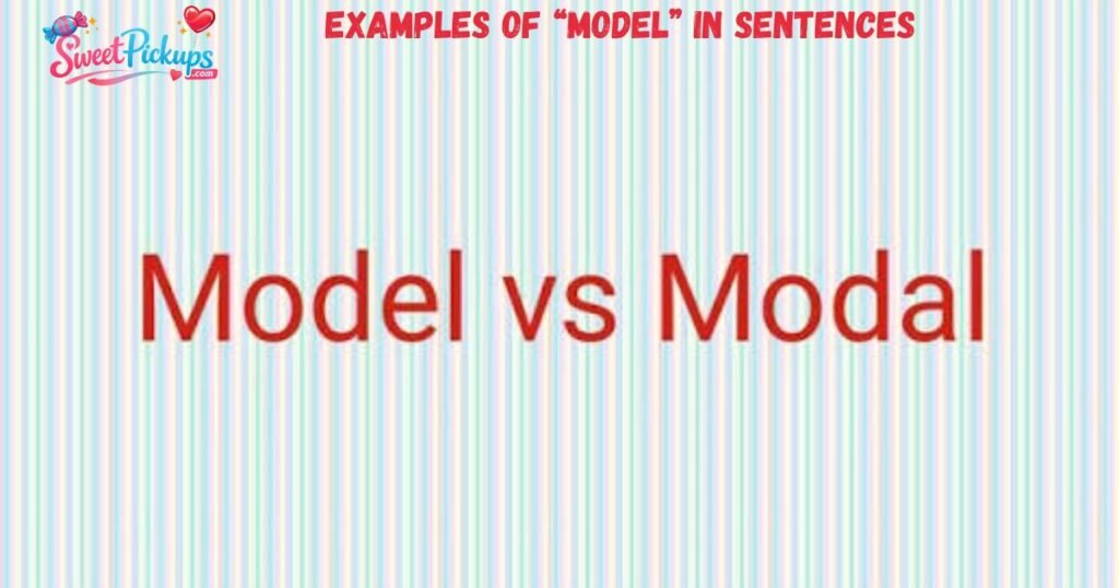 Examples of “Model” in Sentences